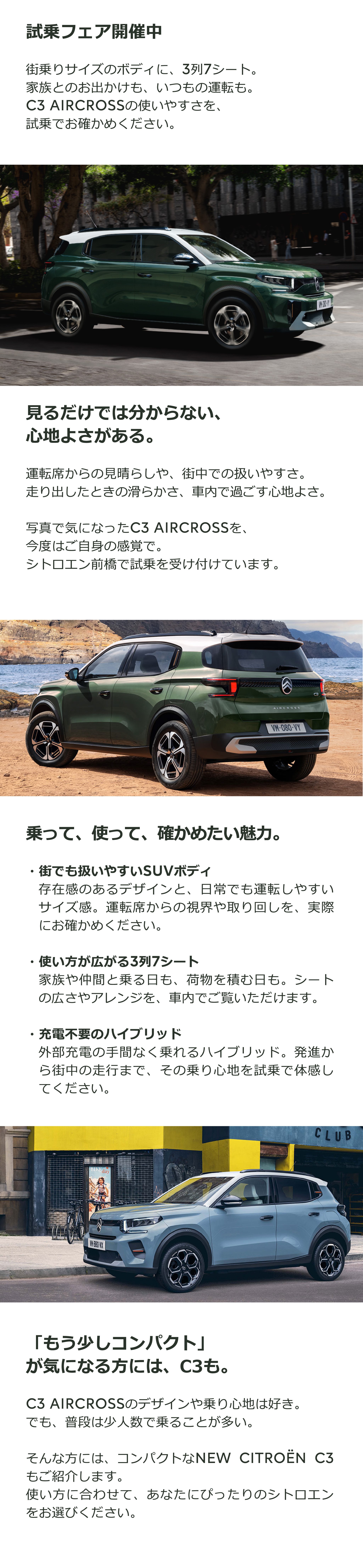 試乗フェア開催中