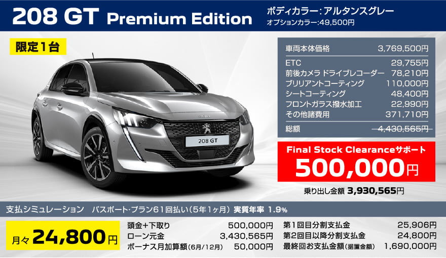 208 GT Premium Edition